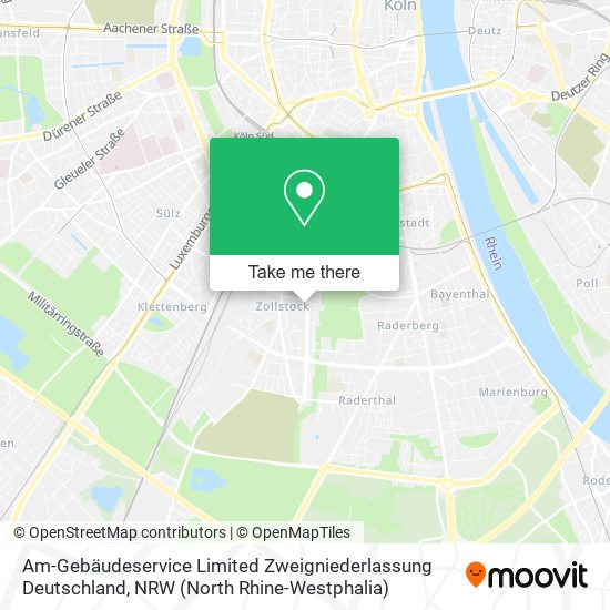 Am-Gebäudeservice Limited Zweigniederlassung Deutschland map