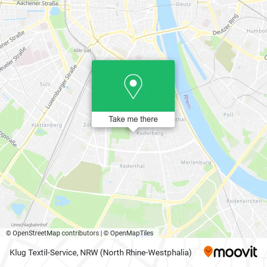 Карта Klug Textil-Service