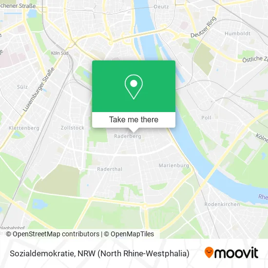 Карта Sozialdemokratie
