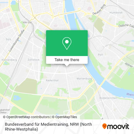 Карта Bundesverband für Medientraining