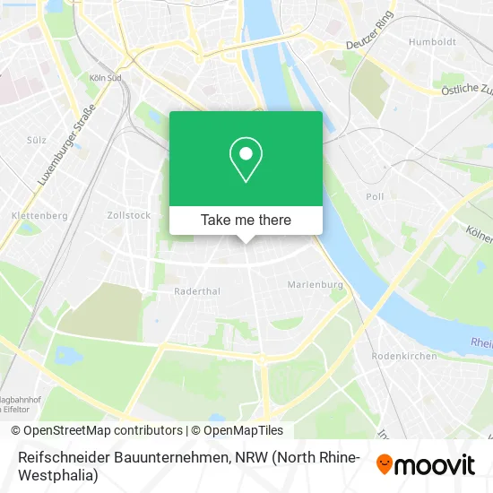 Reifschneider Bauunternehmen map