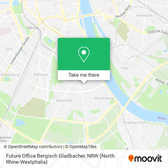 Карта Future Office Bergisch Gladbacher