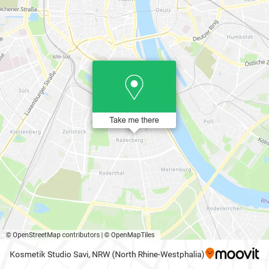 Карта Kosmetik Studio Savi