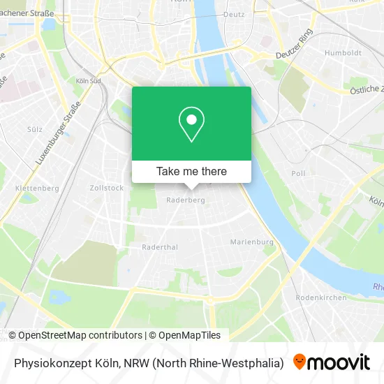 Карта Physiokonzept Köln