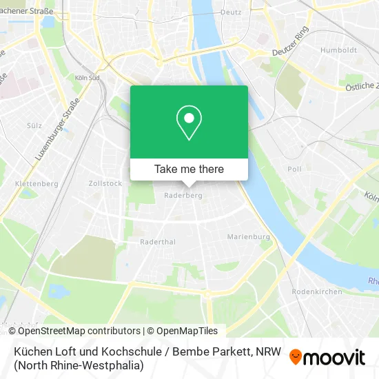 Küchen Loft und Kochschule / Bembe Parkett map