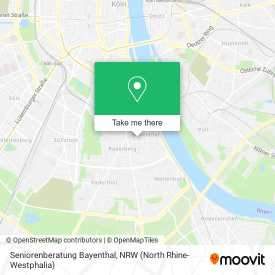 Карта Seniorenberatung Bayenthal