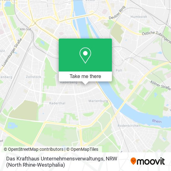 Das Krafthaus Unternehmensverwaltungs map