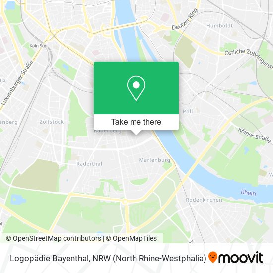 Logopädie Bayenthal map