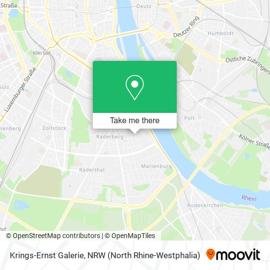 Krings-Ernst Galerie map