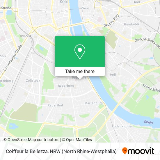 Coiffeur la Bellezza map