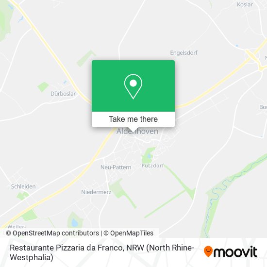 Restaurante Pizzaria da Franco map