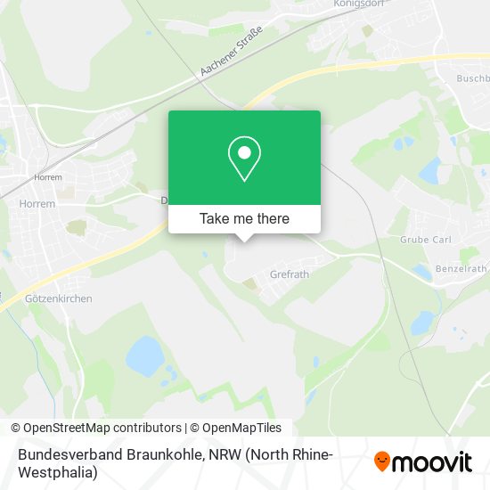 Bundesverband Braunkohle map