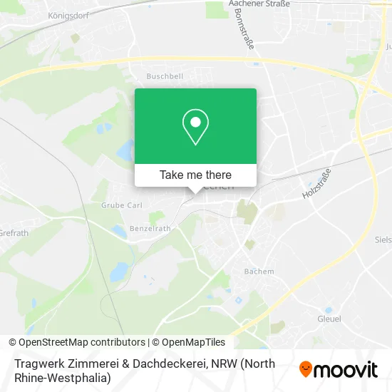 Карта Tragwerk Zimmerei & Dachdeckerei