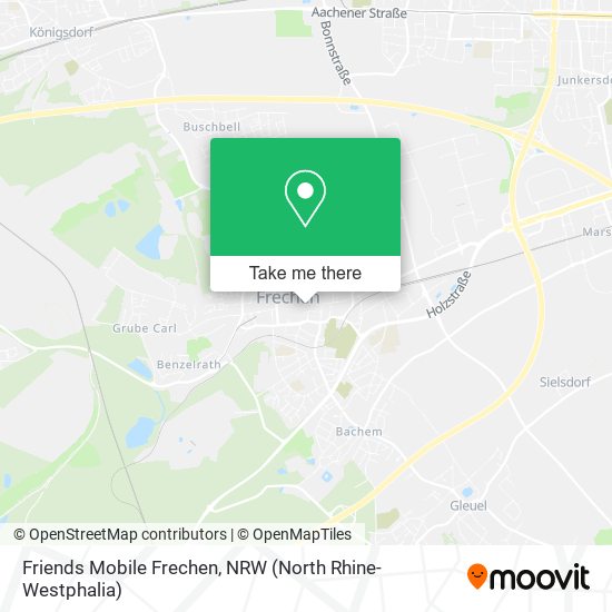 Friends Mobile Frechen map