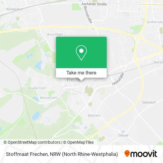 Карта Stoffmaat Frechen