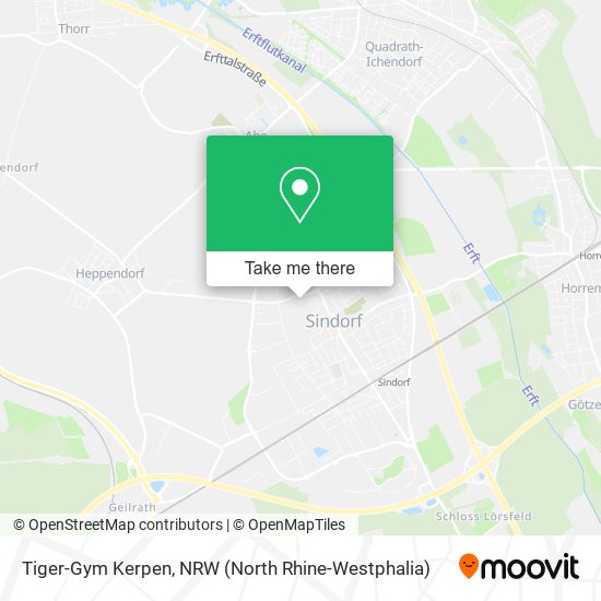 Tiger-Gym Kerpen map