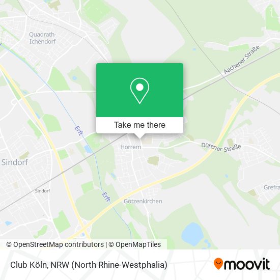 Club Köln map