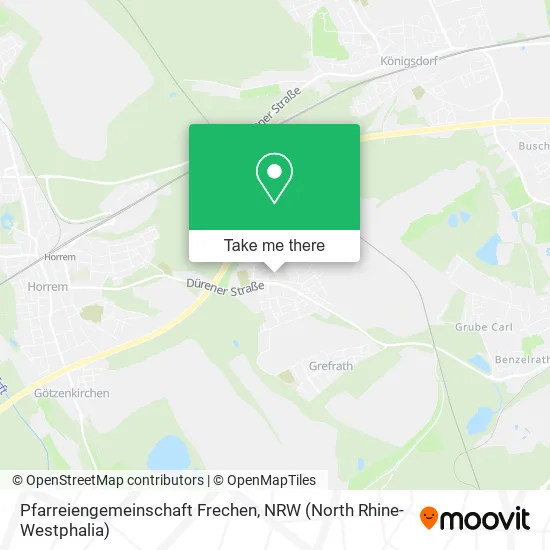 Pfarreiengemeinschaft Frechen map