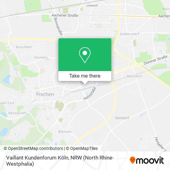 Vaillant Kundenforum Köln map