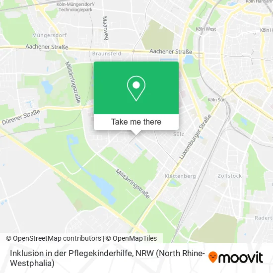 Карта Inklusion in der Pflegekinderhilfe