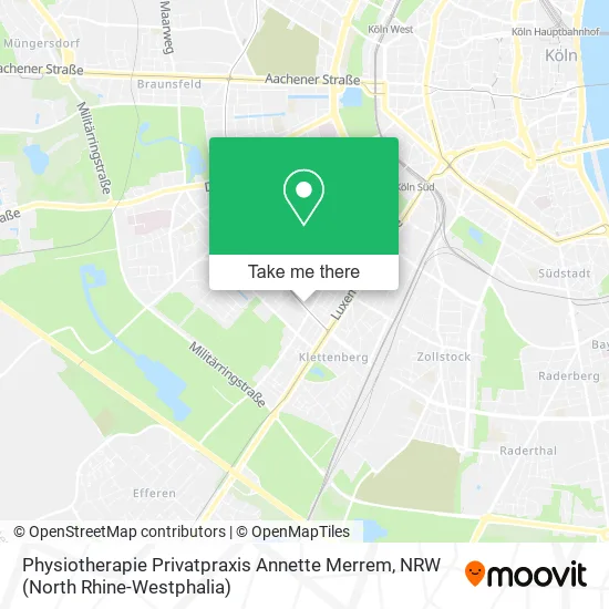 Карта Physiotherapie Privatpraxis Annette Merrem