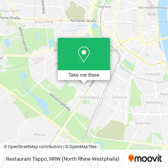 Карта Restaurant Tappo