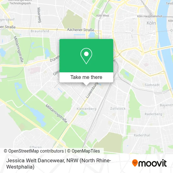 Jessica Welt Dancewear map