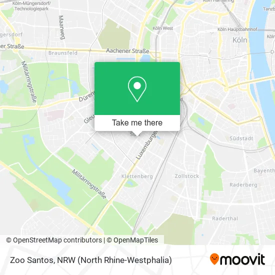 Карта Zoo Santos