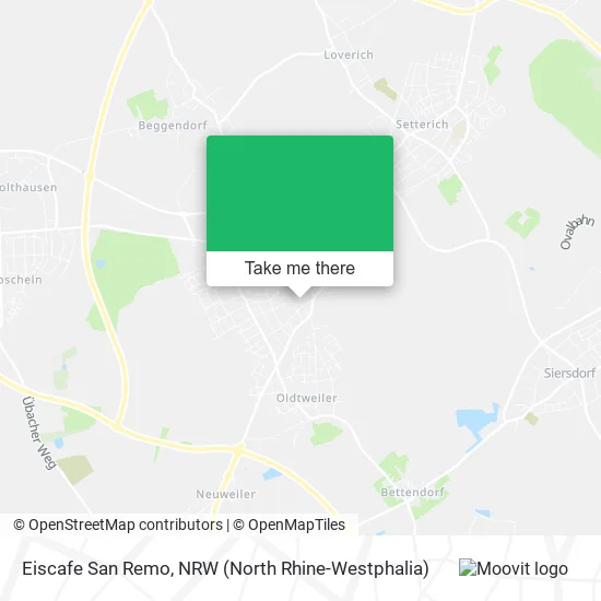 Карта Eiscafe San Remo