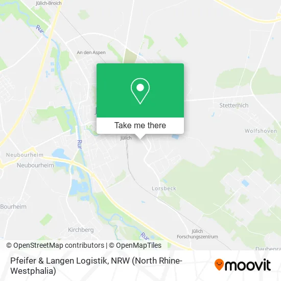 Карта Pfeifer & Langen Logistik