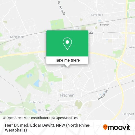 Карта Herr Dr. med. Edgar Dewitt