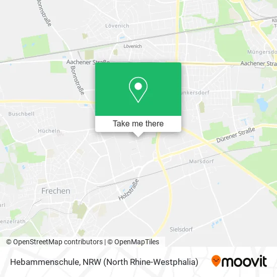 Карта Hebammenschule