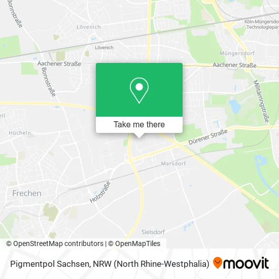 Pigmentpol Sachsen map