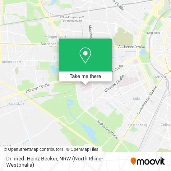 Карта Dr. med. Heinz Becker