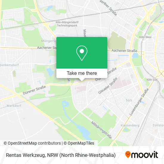 Карта Rentas Werkzeug