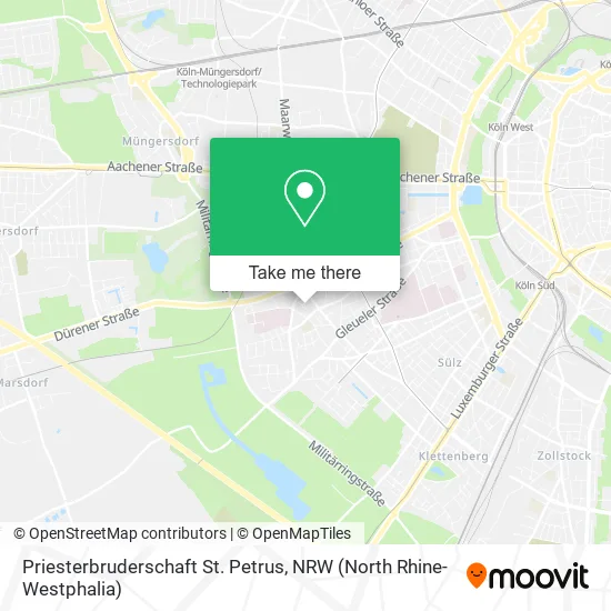 Карта Priesterbruderschaft St. Petrus