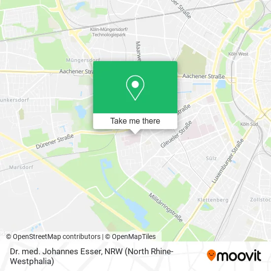 Карта Dr. med. Johannes Esser