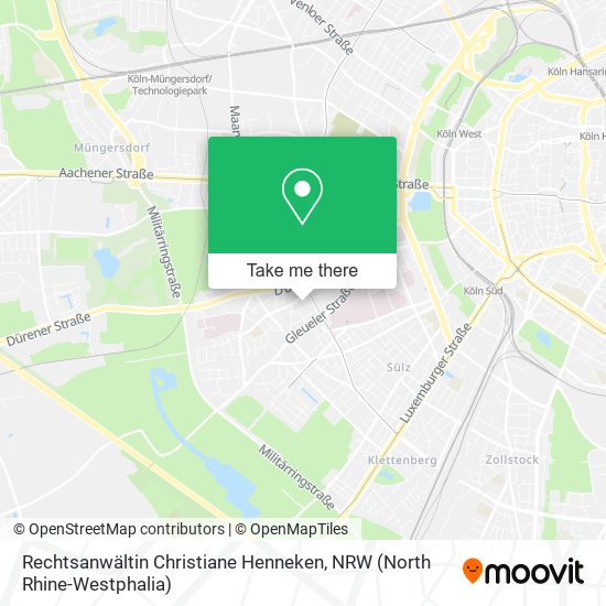 Rechtsanwältin Christiane Henneken map