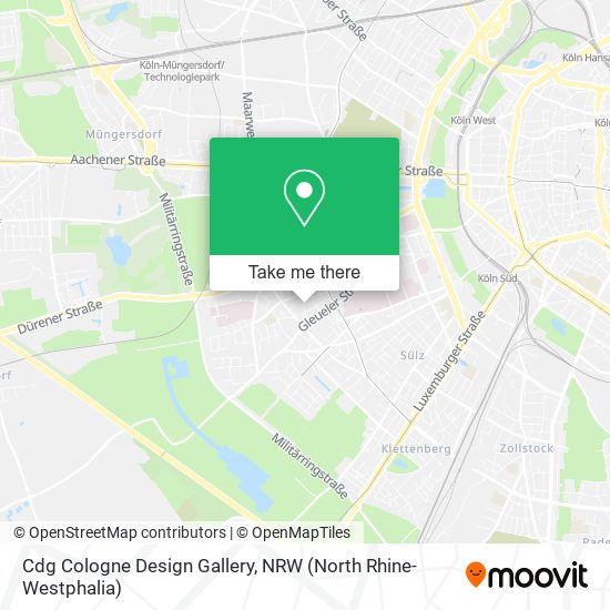 Cdg Cologne Design Gallery map