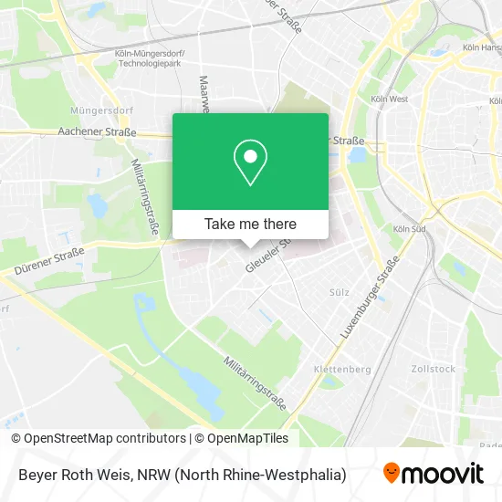 Карта Beyer Roth Weis