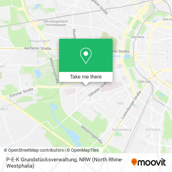 Карта P-E-K Grundstücksverwaltung