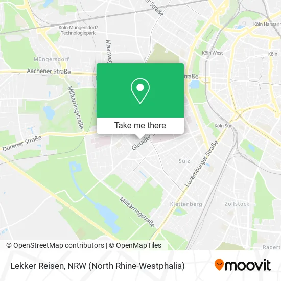 Карта Lekker Reisen