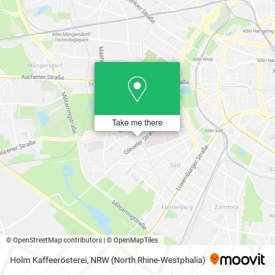 Карта Holm Kaffeerösterei