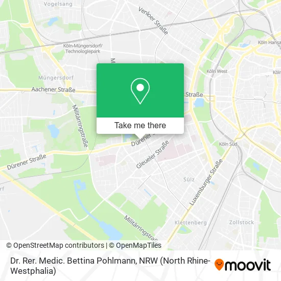 Карта Dr. Rer. Medic. Bettina Pohlmann