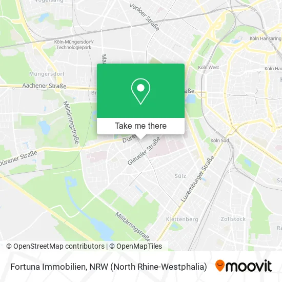 Fortuna Immobilien map