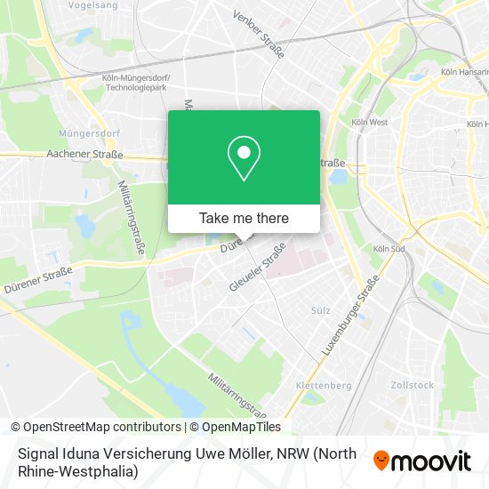 Signal Iduna Versicherung Uwe Möller map