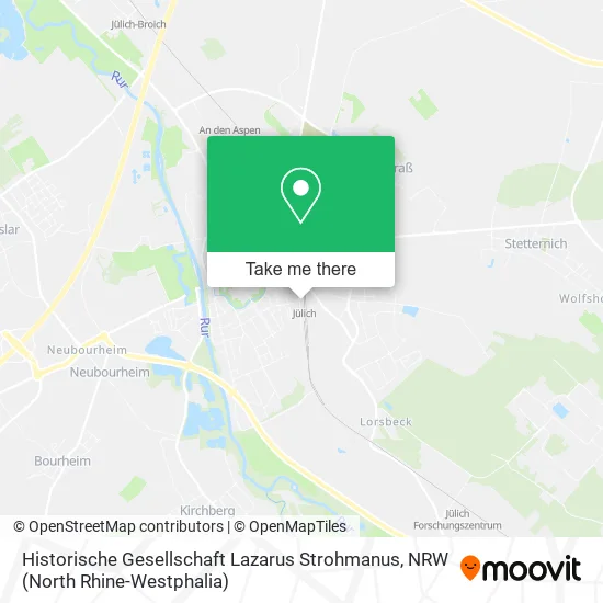 Карта Historische Gesellschaft Lazarus Strohmanus