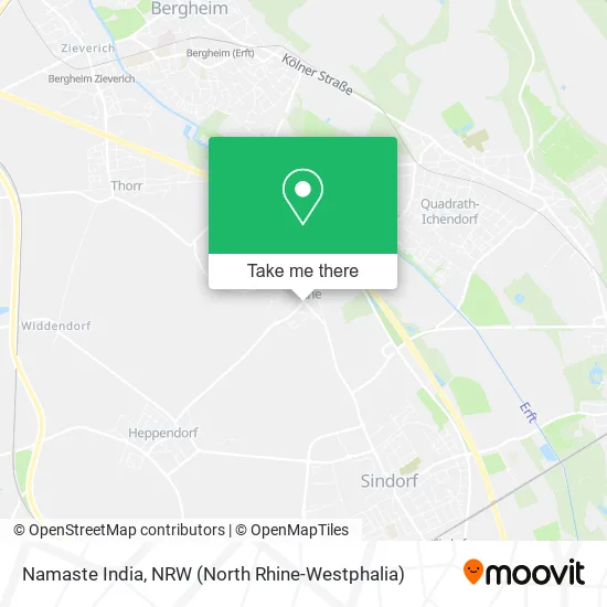 Карта Namaste India