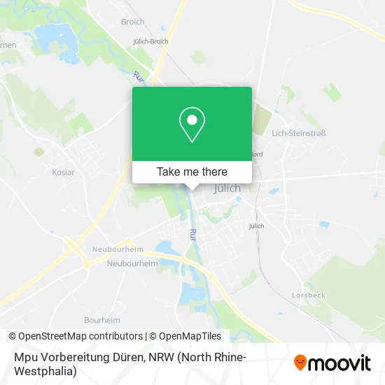 Карта Mpu Vorbereitung Düren