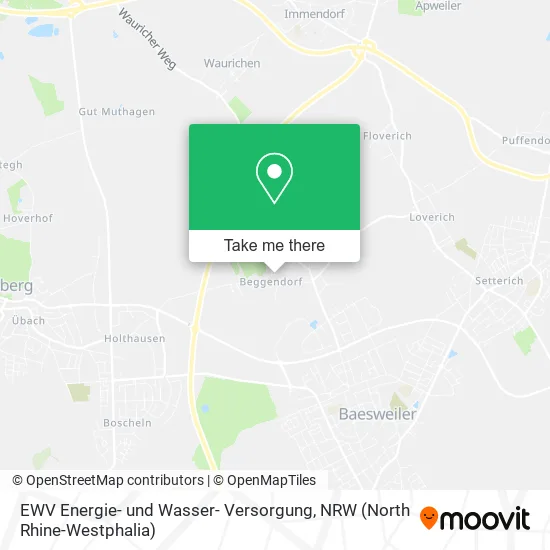 Карта EWV Energie- und Wasser- Versorgung